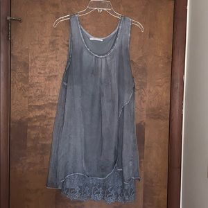 Gray “Simply Couture” Blouse